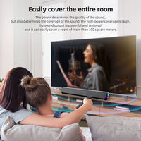 Barra de Sonido para TV, la Mejor Barra de Sonido Bluetooth con Subwoofer Inalámbrico, Barra de Sonido USB para Cine en Casa