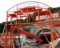 Chariot de coffrage de tunnel multifonctionnel à pulvérisation automatique Machines de travail du béton bien structurées Machines de construction 1 an