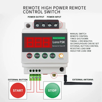 Commutateur de commande de synchronisation à distance sans fil unidirectionnel haute puissance 220V 10A pour les modèles de pompe à eau HK-Y1-220XZ/HK-Y1-380XZ 72*90*59MM
