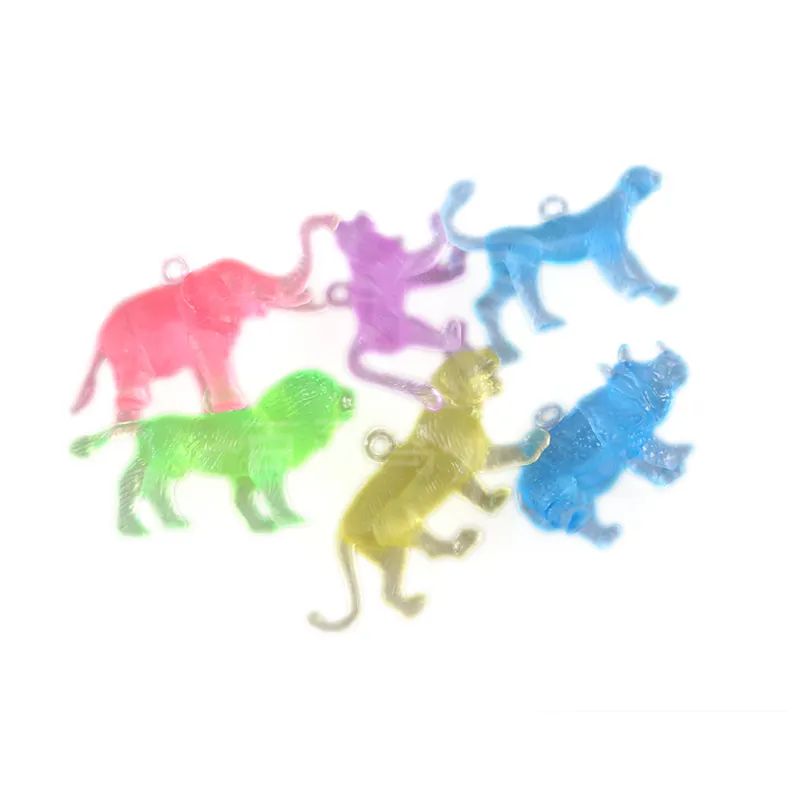 Estatuetas de pvc sólido, brinquedos animais muito engraçados, plástico pp em preço baixo 2.3 a 5cm 5000 peças Wj-1921 cn; gua unissex 2.38g misturado