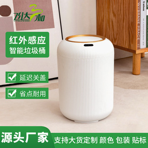 Poubelle intelligente Feidash 10L avec capteur de mouvement et couvercle automatique pour la maison, la cuisine, la salle de bain, le salon, la chambre - Product Image 3