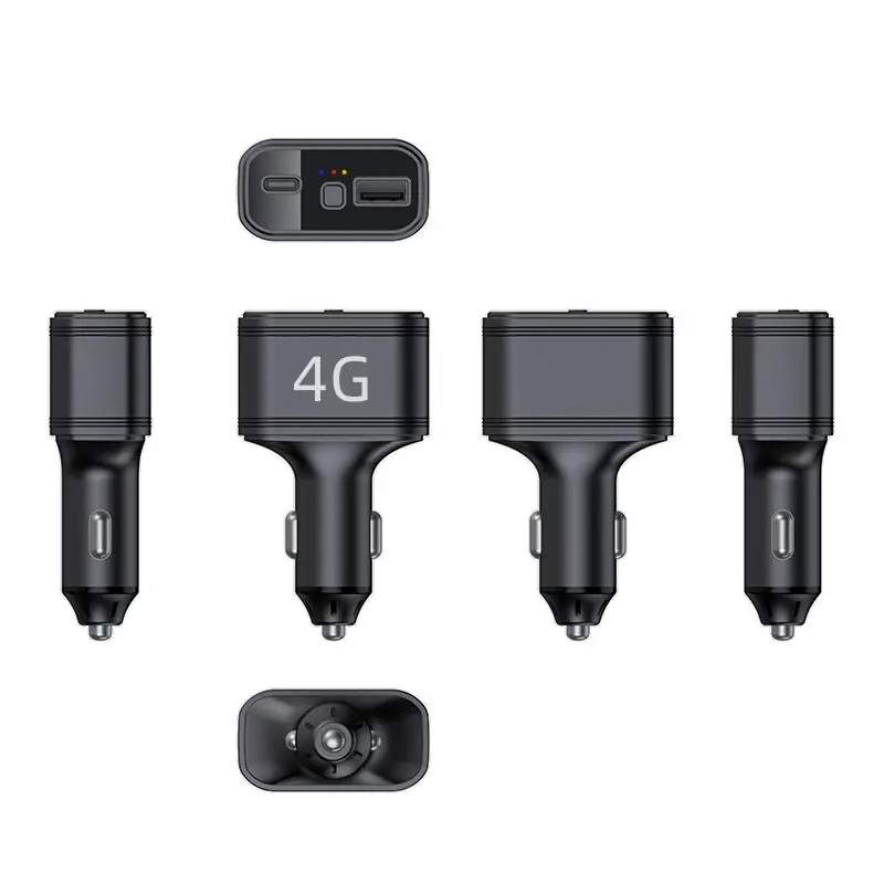 Sistema de Seguimiento GPS Universal para coche, Mini puerto de carga Dual, multifunción, 4G