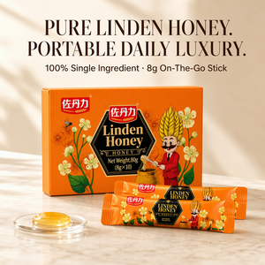 Rohhonig aus Lindendüsen für Sporternährung, Energiegetränk, Tägliches Wellness-Supplement, Wildbienenprodukt-Paket, Honiglieferant - Product Image 1