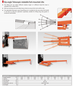 2ton 3ton 4ton <span class=keywords><strong>4.5ton</strong></span> טבל-זווית טלסקופית-זוית רכוב jibs אופקי jibs - Product Image 6