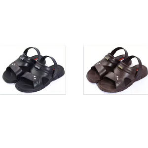 <span class=keywords><strong>Sandales</strong></span> pour hommes, prix d'usine, mode simple, décontractées, intérieures et extérieures, vente chaude, légères, à bout ouvert, semelles plates en PVC, pour hommes - Product Image 2