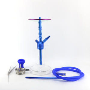 Shisha-pluma de aluminio con burbujas, pipa de agua, Bongo, para fumar, Sheesha - Product Image 1