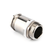 Presse-étoupe en laiton et acier inoxydable Ex d M20 non blindé à joint simple ATEX IECEx pour boîte de jonction lumineuse