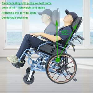 Sedia a Rotelle Manuale Modello Standard per Assistenza Domiciliare, Ospedali e Riabilitazione - Product Image 5