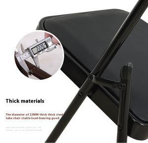 कारखाने थोक बिक्री आउटडोर कुर्सियों सम्मेलन कक्ष फोल्डेबल चेयर प्रशिक्षण उद्यान आंगन, आयोजन पार्टी के लिए सस्ते फोल्डिंग चेयर - Product Image 6