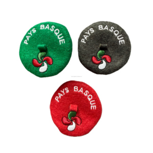 Imán de nevera de tela de fieltro con diseño personalizado, patrón bordado, forma de sombrero redondo, recuerdo artesanal, imán decorativo, diseño OEM - Product Image 1