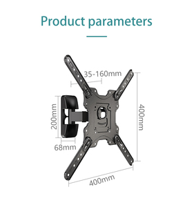 Supporto da parete per TV KALOC KLC-X1, da 24 a 55 pollici, con <span class=keywords><strong>braccio</strong></span> articolato a movimento completo VESA per televisori. - Product Image 6