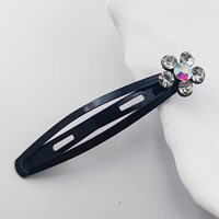 Nouveau modèle Style femmes cheveux accessoires paillettes noir Barrette cristal épingle à cheveux brillant pince à cheveux BB broches pinces à cheveux