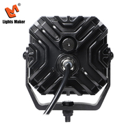 Projecteur de travail LED CREE 144W+8W 13000LM haute intensité avec DRL ambre, étanche IP67K, lampe carrée pour SUV LML-2144D