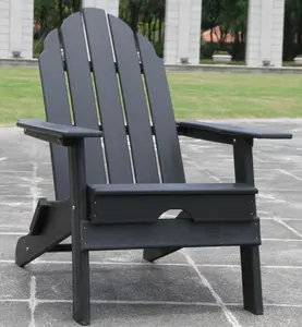 Großhandel faltbare Hdpe Stühle Outdoor Klappstuhl für Garten einfache Kunststoff Adirondack Stuhl