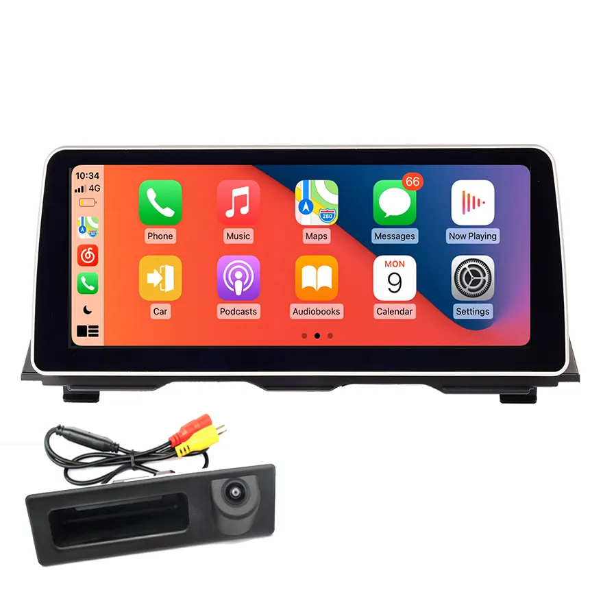 En stock 12.3 pouces 8Core Android 13 dvd de voiture pour BMW Série 5 F10 F11 2010-2016 CIC NBT Voiture GPS Navigation Multimédia Radio f10