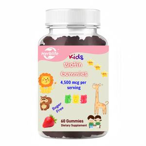 Gomitas de Biotina Sin Azúcar de Alta Calidad ODM OEM, Suplementos Herbales para el Uso Diario de Niños - Product Image 1