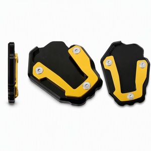 Motorcycle Kickstand Enlarger Side Brace Enlarged Seat Pad CNC Aluminum for <strong>Honda</strong> CRF1100L <strong>Africa</strong> <strong>Twin</strong> 2021 2022 2023 2024 2025 - Product Image 3