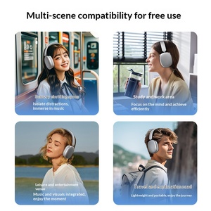 Nouveaux écouteurs supra-auriculaires populaires à réduction de bruit, longue autonomie, sans fil, pour le sport et les jeux - Product Image 3