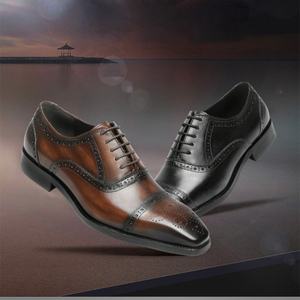 Zapatos Oxford de moda para hombre, de cuero genuino, clásicos con cordones, para bodas, fiestas, zapatos de vestir para hombre, primavera, verano, informales, para negocios - Product Image 4