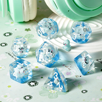 Ensemble de dés polyédriques personnalisés en résine pour D&D, 16 mm, pour le jeu de société Dungeons and Dragons