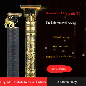 Nouvelle tondeuse à cheveux électrique transfrontalière tondeuse à cheveux électrique cheveux tondeuse à cheveux électrique tête d'huile sculpture rasoir tête chauve cheveux - Product Image 2