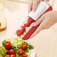 Multifunctionele Keukensnijder Zip Snijmachine Tomaat Druif Snijders Pizza Fruit Splitter Snijmachine Fruit Cake Decor Keuken Gesneden Gadgets