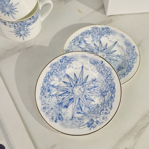 Lucky Heart Series Ceramic Coffee Set with Gift Box <b>Cup</b> and <b>Saucer</b> Set - Product Image 4