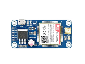 Waveshare SIM7000G NB-IoT / Cat-M / EDGE / GPRS HAT สำหรับราสเบอร์รี่ปี่, การระบุตำแหน่ง GNSS, รองรับแบนด์ทั่วโลก K823 - Product Image 1
