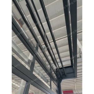 Porte sectionnelle <span class=keywords><strong>automatique</strong></span> Bolang à haute vitesse, gain de place, cadre en aluminium moderne, porte de <span class=keywords><strong>garage</strong></span> en verre transparent à vue complète - Product Image 4