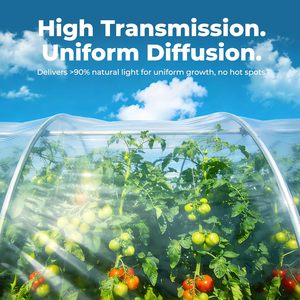 Heavy Duty <b>Greenhouse</b> <b>Plastic</b> Sheeting 6 Mil 8x25 Ft UV Resistant Clear Polyethylene Film For Garden Agriculture - Product Image 4