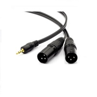 Connecteurs audio 3 p en vrac mâle femelle prise de prise de canon 3 broches xlr connecteur de montage de câble pour microphone dmx dmx512
