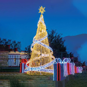 Custom Outdoor Christmas Tree <b>Lights</b> Commercial Grade RGB Tree for Plaza Festival Display - Product Image 1