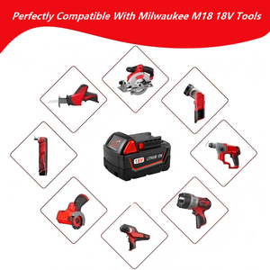 ミルウォーキーM12 M18 <span class=keywords><strong>M28</strong></span> 12V 18V 28Vコードレス電動工具ドリル用交換用M12 M18 <span class=keywords><strong>M28</strong></span>リチウムイオンバッテリーパック - Product Image 6