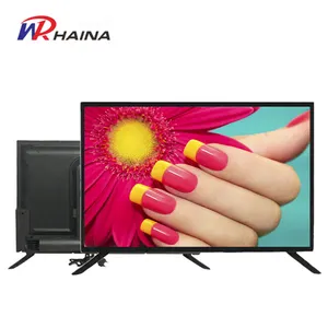 Haina Supplier OEM ODM SKD CKD complete TV 32 39 43 49 50 55 65 inch qled Home and hotel television 4K smart TV