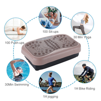 150W Bluetooth 120 Level Maks 330lbs Timer 1-20 Menit Tali Resistensi Kontrol Jarak Jauh Alat Getar Olahraga Rumah