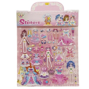 Autocollants de déguisement de princesse pour enfants, grand ensemble d'autocollants - Product Image 5