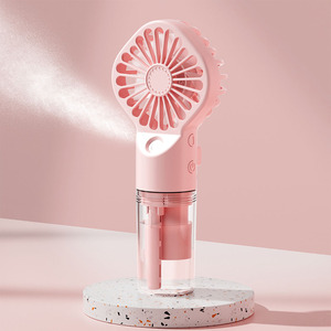 Ventilador de mano plegable con pulverizador para el cuello, superventas transfronterizo con cordón, aprobado - Product Image 6