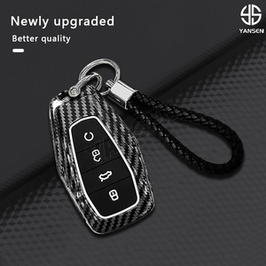 Clé de voiture à distance en fibre de carbone ABS pour Geely Atlas Boyue NL3 Coolray 2024 X6 X7 EX7 Emgrand Kulrey GT GC9 - Product Image 2