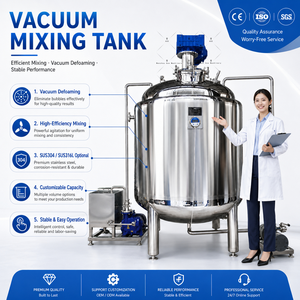 Équipement de fabrication de cosmétiques multifonctions Mélangeur émulsifiant sous vide après extraction de la boue <span class=keywords><strong>d</strong></span>'<span class=keywords><strong>escargot</strong></span> - Product Image 2