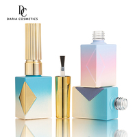 Flacon vide en verre de 10 ml pour vernis à ongles, gel UV, avec pinceau, personnalisable (LOGO et couleur) – Vente en gros