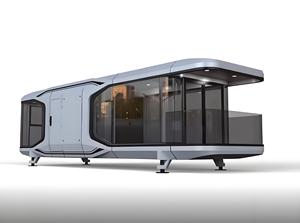 Hiện đại chất lượng cao màu trắng thép mạ kẽm prefab container biệt thự xách tay <span class=keywords><strong>cabins</strong></span> Hot Bán cho nhà hoặc khách sạn sử dụng - Product Image 3