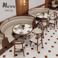 Meilleures ventes : Banc en cuir, Table et chaise en bois massif pour restauration rapide, Ensemble de meubles avec chaise en rotin, Table et chaise pour café et restaurant