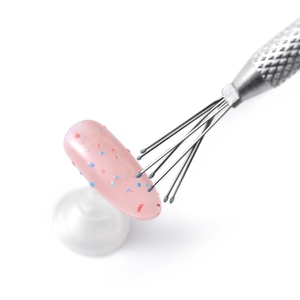 KADS 1 ud. Pincel delineador de uñas de acero inoxidable de 7 puntas, herramienta profesional de manicura para dibujar líneas, puntear y tallar. - Product Image 5