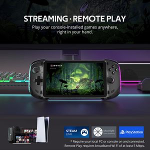 เครื่องเล่นเกมพกพา OnePro Cloud ความละเอียด 1920x1280 ระบบ Android ชิปประมวลผล MediaTek พร้อมเกมในตัว 3000 เกม รองรับการเล่นเกม Xbox PS และ PC ผ่านรีโมท - Product Image 3