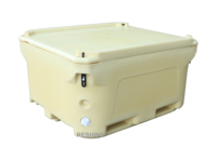 Glacière de pêche rigide et durable pour bateau, boîte à glace pour fruits de mer, glacière isotherme pour usage extérieur 220L-1000L