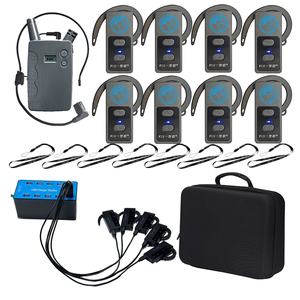 Équipement de guide touristique sans fil portable 999 canaux, interprétation simultanée, système d'écoute touristique - Product Image 1