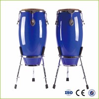 Orff Professional Conga Drum Percussion Instrument African Wooden Metal Drum Sheepskin Heads Early Childhood Education CE