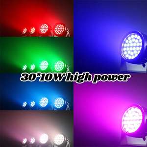 Projecteur LED Par étanche IP65 de grande taille 30 x 10W avec contrôle DMX RGBWA+UV 6 en 1 pour parc extérieur - Product Image 2