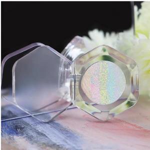 Fournisseur de pigments cosmétiques MLM, palette de fards à paupières à paillettes pressées végétaliennes de votre propre marque, ombre à paupières arc-en-ciel unique