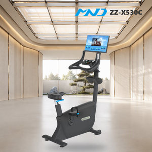 จักรยานออกกำลังกายแบบตั้งตรง Sporty Rhythm พร้อมหน้าจอซิงค์ รุ่น MND Fitness เครื่องคาร์ดิโอสำหรับสตูดิโอ ยี่ห้อ Chain ในวอร์ซอ ระดับเชิงพาณิชย์ - Product Image 1